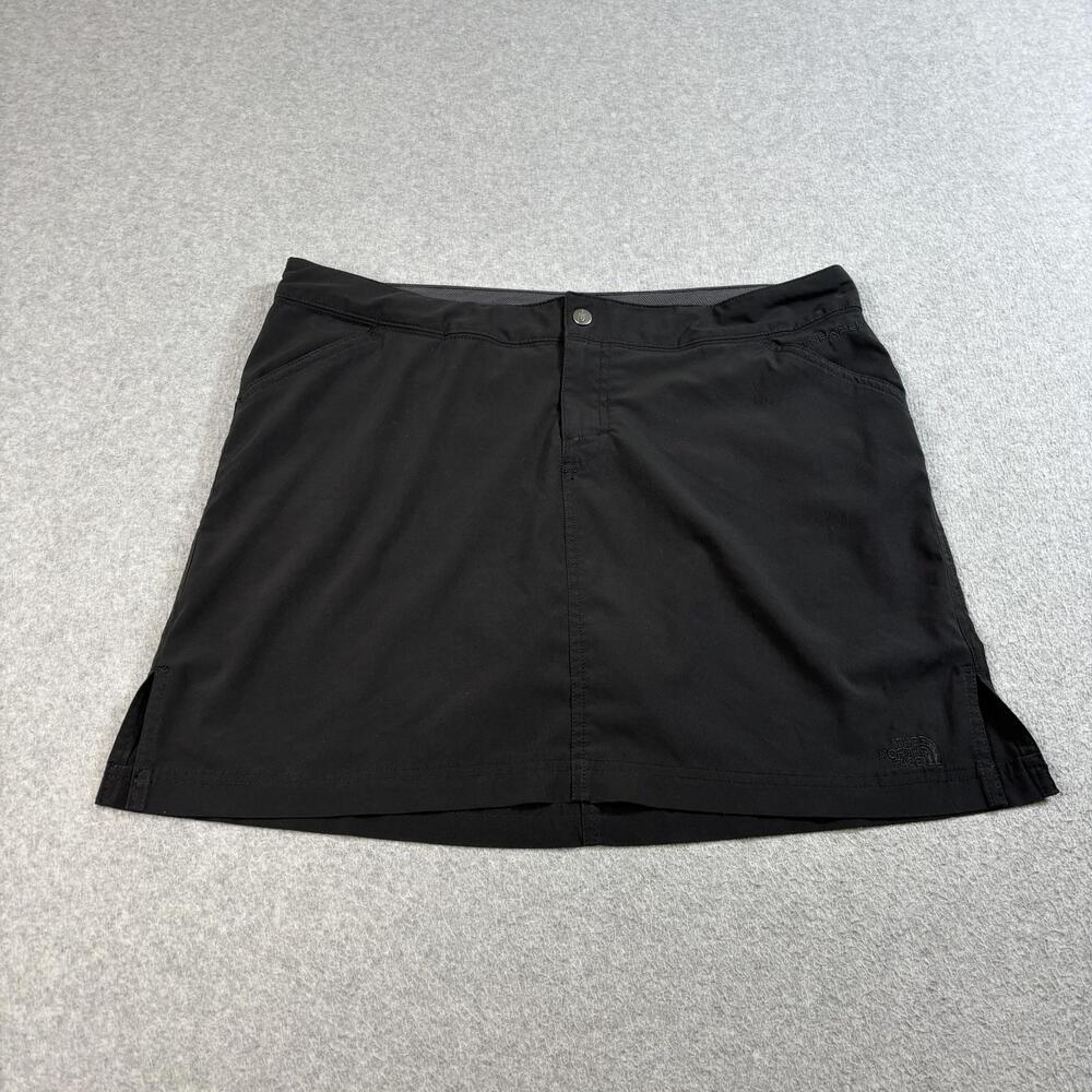 The North Face Skort Women 12 Black TNF Apex Stretch Hiking Athletic Skirt Short